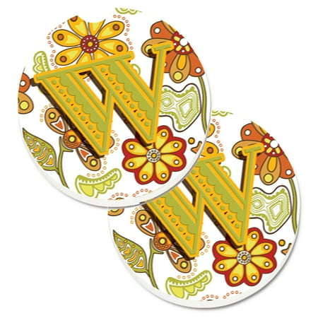 Carolines Treasures CJ2003-WCARC Letter W Floral Mustard and Green Set of 2 Cup Holder Car Coasters Large multicolor
Carolines Treasures CJ2003-WCARC Letter W Floral Mustard and Green Set of 2 Cup Holder Car Coasters Large multicolor