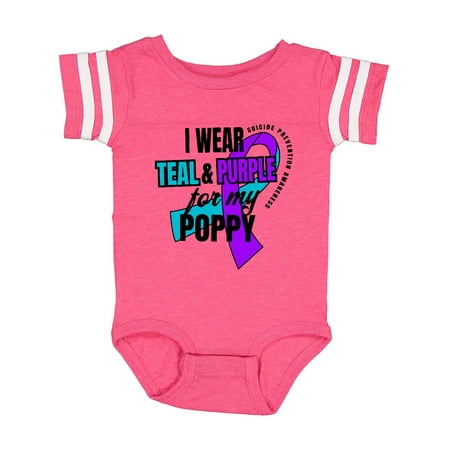 Inktastic Suicide Prevention I Wear Teal and Purple for My Poppy Gift Baby Boy or Baby Girl Bodysuit
Inktastic Suicide Prevention I Wear Teal and Purple for My Poppy Gift Baby Boy or Baby Girl Bodysuit