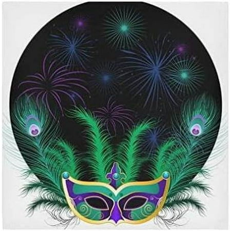 Hyjoy Mardi Gras Cloth Napkins 4 Pack Oversized Washable Reusable Polyester Dinner Table Napkins for Family Restaurant Party Decor 20 x 20 Inch
Hyjoy Mardi Gras Cloth Napkins 4 Pack Oversized Washable Reusable Polyester Dinner Table Napkins for Family Restaurant Party Decor 20 x 20 Inch