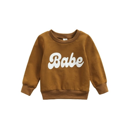Yuemengxuan Kids Letter Print Round Neck Long Sleeve Tops Blouse for Spring Fall
Yuemengxuan Kids Letter Print Round Neck Long Sleeve Tops Blouse for Spring Fall
