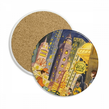 Miaoji Painting Watercolor Cat City Town Coaster Cup Mug Tabletop Protection Absorbent Stone
Miaoji Painting Watercolor Cat City Town Coaster Cup Mug Tabletop Protection Absorbent Stone