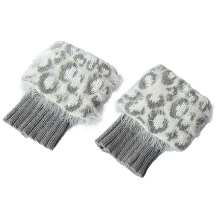 harmtty 1 Pair Boot Socks Leopard Print Fluffy Crochet Knitted Boot Cuffs Toppers Socks for Winter Light Grey
harmtty 1 Pair Boot Socks Leopard Print Fluffy Crochet Knitted Boot Cuffs Toppers Socks for Winter Light Grey