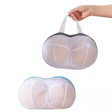 Homgreen 2 PCS Large Bra Mesh Bags for Laundry Lingerie Bra Bags for Washing Machine Fits All Cups Anti Deformation Bra Washing Bag Lingerie Bags for Washing (Blue Gray)
Homgreen 2 PCS Large Bra Mesh Bags for Laundry Lingerie Bra Bags for Washing Machine Fits All Cups Anti Deformation Bra Washing Bag Lingerie Bags for Washing (Blue Gray)