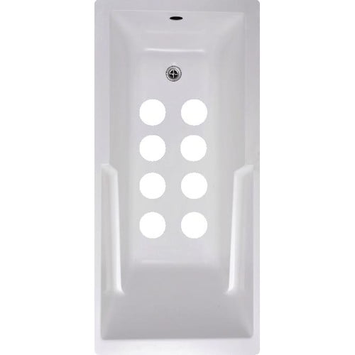 No Slip Mat by Versatraction Cirlces Bath Tub and Shower Treads (Set of 8)