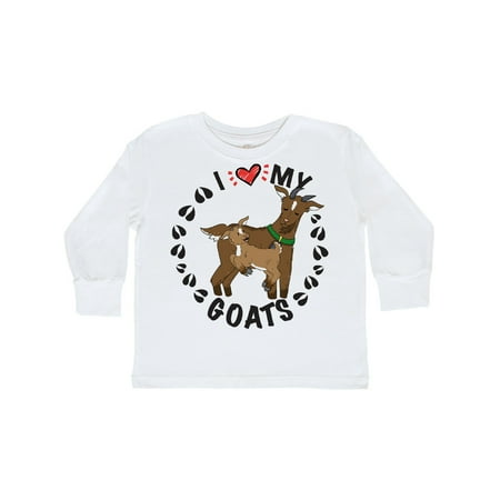 Inktastic I Heart My Goats with Cute Goats and Hoof Prints Gift Toddler Boy or Toddler Girl Long Sleeve T-Shirt
Inktastic I Heart My Goats with Cute Goats and Hoof Prints Gift Toddler Boy or Toddler Girl Long Sleeve T-Shirt