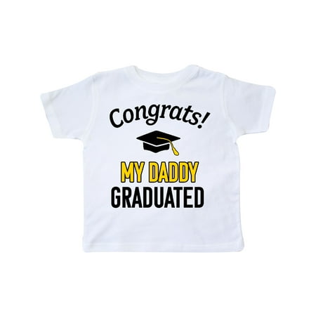 Inktastic Congrats! My Daddy Graduated with cap Gift Toddler Boy or Toddler Girl T-Shirt
Inktastic Congrats! My Daddy Graduated with cap Gift Toddler Boy or Toddler Girl T-Shirt