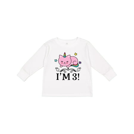 Inktastic Third Birthday Cat Unicorn Gift Toddler Toddler Girl Long Sleeve T-Shirt
Inktastic Third Birthday Cat Unicorn Gift Toddler Toddler Girl Long Sleeve T-Shirt