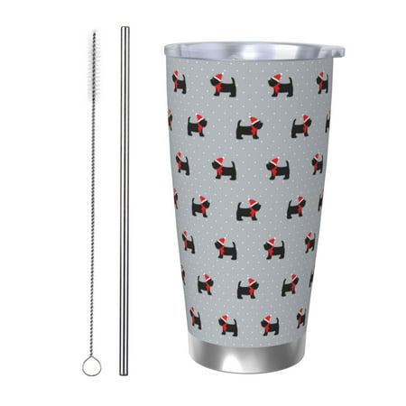 Qekee Polka Dot Christmas Dog Print 20OZ Car Cup Stainless Steel Vacuum Insulated Tumbler Tumbler Cup With Lid And Straw Travel Coffee Mug-Straw Two-piece Set
Qekee Polka Dot Christmas Dog Print 20OZ Car Cup Stainless Steel Vacuum Insulated Tumbler Tumbler Cup With Lid And Straw Travel Coffee Mug-Straw Two-piece Set