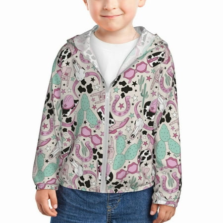 Sun Hoodie for Kids West Cowgirl Disco Long Sleeve Swim Fishing Shirts Sun Protection Zip Up Jacket Clothing Athletic Hoodie
Sun Hoodie for Kids West Cowgirl Disco Long Sleeve Swim Fishing Shirts Sun Protection Zip Up Jacket Clothing Athletic Hoodie