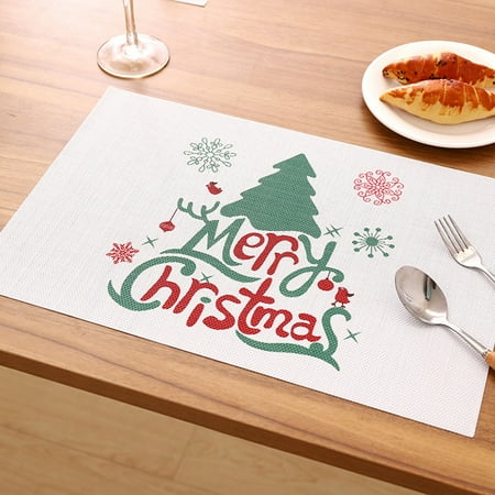 Garhelper Christmas Table Mats Decoration Santa Snowman Elk Floor Mats Christmas Tablecloths
Garhelper Christmas Table Mats Decoration Santa Snowman Elk Floor Mats Christmas Tablecloths