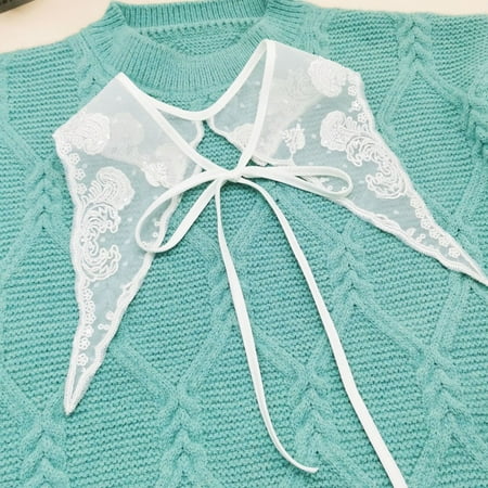 TINYSOME Lace Shawl Embroidery Flower Fake Collar Female Shirt False Collars Detachable
TINYSOME Lace Shawl Embroidery Flower Fake Collar Female Shirt False Collars Detachable