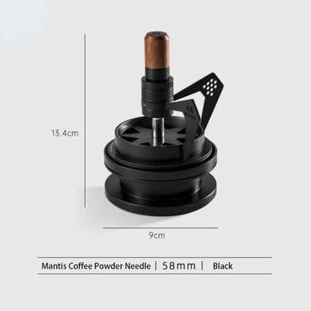 Efficiently Adjustable Rotatable Black MUVNA Mantis Precision Distribution Tool - Perfect Espresso Coffee Powder Distribution for Baristas and Coffee Enthusiasts - Enhance Your Shots with
Efficiently Adjustable Rotatable Black MUVNA Mantis Precision Distribution Tool - Perfect Espresso Coffee Powder Distribution for Baristas and Coffee Enthusiasts - Enhance Your Shots with
