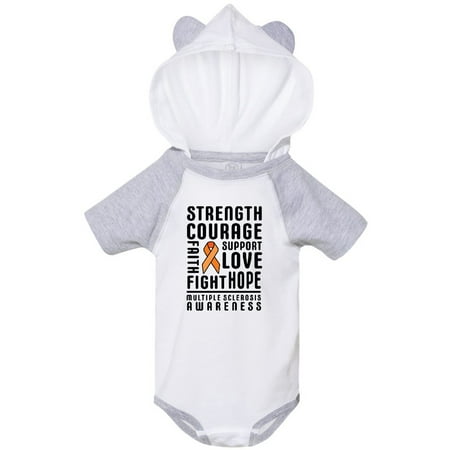 Inktastic Multiple Sclerosis Awareness Strength Courage and Support Gift Baby Boy or Baby Girl Bodysuit
Inktastic Multiple Sclerosis Awareness Strength Courage and Support Gift Baby Boy or Baby Girl Bodysuit