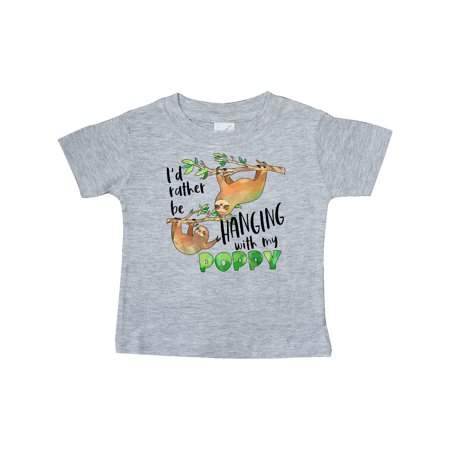 Inktastic Id Rather Be Hanging with my Poppy- Cute Sloths Gift Baby Boy or Baby Girl T-Shirt
Inktastic Id Rather Be Hanging with my Poppy- Cute Sloths Gift Baby Boy or Baby Girl T-Shirt