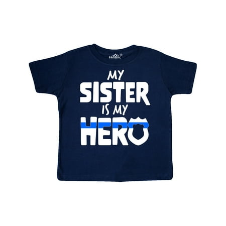 Inktastic My Sister is my Hero Police Officer Family Gift Toddler Boy or Toddler Girl T-Shirt
Inktastic My Sister is my Hero Police Officer Family Gift Toddler Boy or Toddler Girl T-Shirt