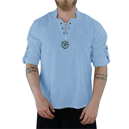 Mackneog Men s Cotton Linen Shirt Long Sleeve Solid Color Ethnic Beach Yoga Top Men Shirts Blue L Gift on Clearance
Mackneog Men s Cotton Linen Shirt Long Sleeve Solid Color Ethnic Beach Yoga Top Men Shirts Blue L Gift on Clearance