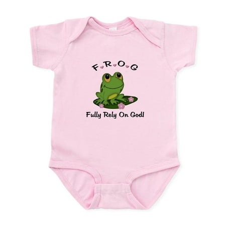 CafePress - FROG Fully Rely On God Infant Bodysuit - Baby Light Bodysuit Size Newborn - 24 Months
CafePress - FROG Fully Rely On God Infant Bodysuit - Baby Light Bodysuit Size Newborn - 24 Months