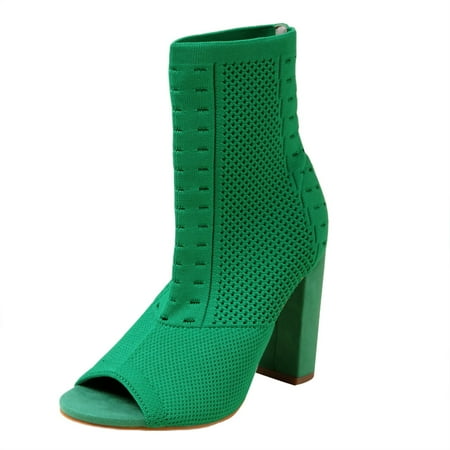 kpoplk Ankle Boots for Women Low Heel Versatile Stylish Street Dating Women Knitted Fish Mouth Open Toe Thick Heel High Heel (Green 7.5)
kpoplk Ankle Boots for Women Low Heel Versatile Stylish Street Dating Women Knitted Fish Mouth Open Toe Thick Heel High Heel (Green 7.5)