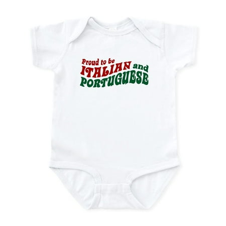CafePress - Proud Italian And Portuguese Infant Bodysuit - Baby Light Bodysuit Size Newborn - 24 Months
CafePress - Proud Italian And Portuguese Infant Bodysuit - Baby Light Bodysuit Size Newborn - 24 Months