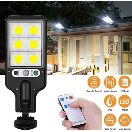 1 Pack Solar Street Lights Outdoor Lamp Waterproof Motion Sensor Remote Control Solar Security Light Dusk to Dawn LED Flood Light for Yard Garden
1 Pack Solar Street Lights Outdoor Lamp Waterproof Motion Sensor Remote Control Solar Security Light Dusk to Dawn LED Flood Light for Yard Garden