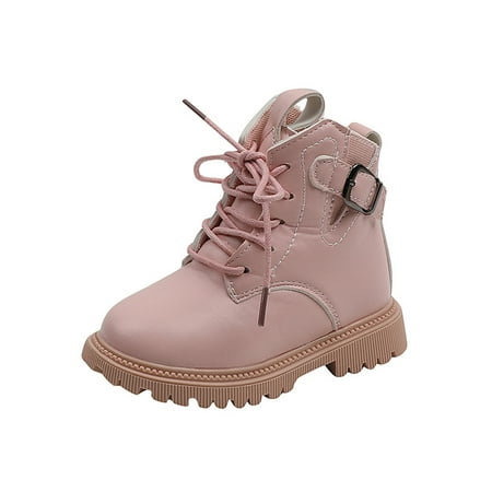 Colisha Unisex Kids Ankle Boots Mid Calf Booties Side Zipper Combat Boot School British Shoes Lace Up Fashion Bootie Pink 5C
Colisha Unisex Kids Ankle Boots Mid Calf Booties Side Zipper Combat Boot School British Shoes Lace Up Fashion Bootie Pink 5C