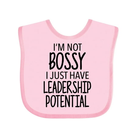 Inktastic Leadership Potential Gift Baby Boy or Baby Girl Bib