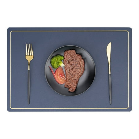 Placemats PU Leather Heat Resistant Placemats Dining Placemats Washable Kitchen Table Mats Wipeable Dining Table Place Mats 12 X17.8 Set of 6
Placemats PU Leather Heat Resistant Placemats Dining Placemats Washable Kitchen Table Mats Wipeable Dining Table Place Mats 12 X17.8 Set of 6