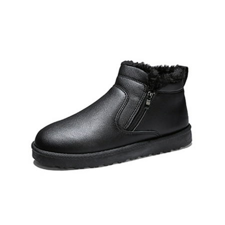 Crocowalk Men Lightweight Round Toe Ankle Boot Outdoor Snow Boots Warm Plush Lining Leather Black 6.5
Crocowalk Men Lightweight Round Toe Ankle Boot Outdoor Snow Boots Warm Plush Lining Leather Black 6.5
