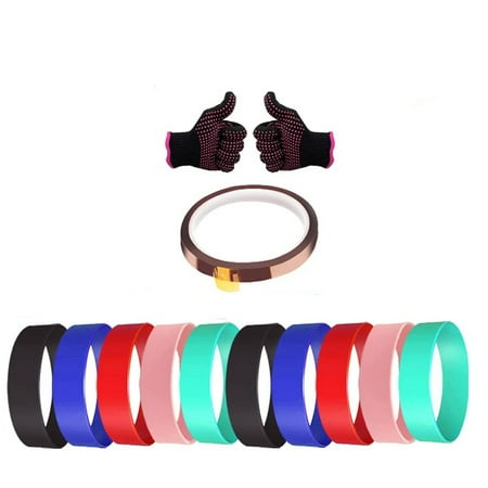 Silicone Bands for Sublimation Tumbler - Elastic Sublimation Paper Holder Ring Bands Prevent Ghosting 10 Pcs 5 Colors
Silicone Bands for Sublimation Tumbler - Elastic Sublimation Paper Holder Ring Bands Prevent Ghosting 10 Pcs 5 Colors