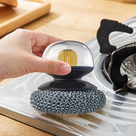 Dpityserensio Fiber Cleaning Ball Kitchen Non Falling Silk Pot Washing Brush Dish-Washing Brush Household Replaceable Steel Ball Pot Wiping Pot Washing Artifact
Dpityserensio Fiber Cleaning Ball Kitchen Non Falling Silk Pot Washing Brush Dish-Washing Brush Household Replaceable Steel Ball Pot Wiping Pot Washing Artifact