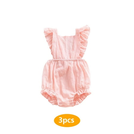 3pcs Baby Girl Jumpsuit Ruffle Casual Newborn Romper Cute Aesthetic Birthday Clothing Household Sleeping Accessories Children Gifts
3pcs Baby Girl Jumpsuit Ruffle Casual Newborn Romper Cute Aesthetic Birthday Clothing Household Sleeping Accessories Children Gifts