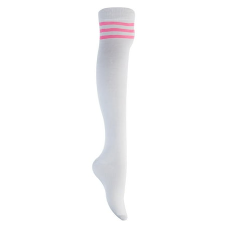Lian Style Big Girl s 4 Pairs Over-the-Knee Thigh High Knee-high Cotton Socks Size L/XL (Pink Strip)
Lian Style Big Girl s 4 Pairs Over-the-Knee Thigh High Knee-high Cotton Socks Size L/XL (Pink Strip)