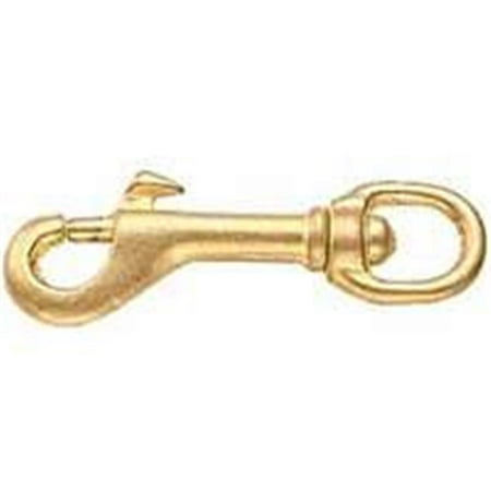 Baron 5025B-3-8 Bolt Snap Bronze Round Eye Swivel - .37