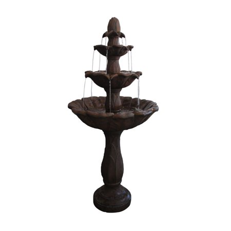 59 Inch 3 Tier Pedestal Fountain