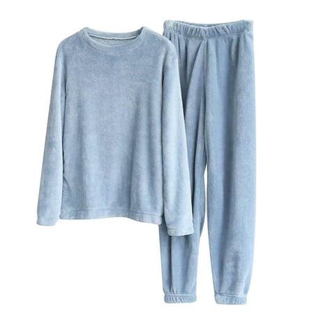 Women s Solid Color Sweatshirt Set Soft & Warm Coral Fleece Pajamas Elastic Hem & Waist Long Sleeves Winter Home Suit Pink XL
Women s Solid Color Sweatshirt Set Soft & Warm Coral Fleece Pajamas Elastic Hem & Waist Long Sleeves Winter Home Suit Pink XL