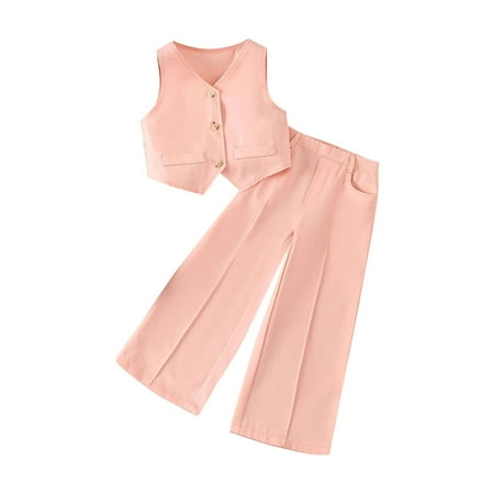 JIEU Girls Fashionable Casual Solid Color Sleeveless High Waisted Suit Soft and Breathable Elasticity Performance for Casual Daily Party or Photoshoot Also a Great Idea for A Kid Show Gifts
JIEU Girls Fashionable Casual Solid Color Sleeveless High Waisted Suit Soft and Breathable Elasticity Performance for Casual Daily Party or Photoshoot Also a Great Idea for A Kid Show Gifts
