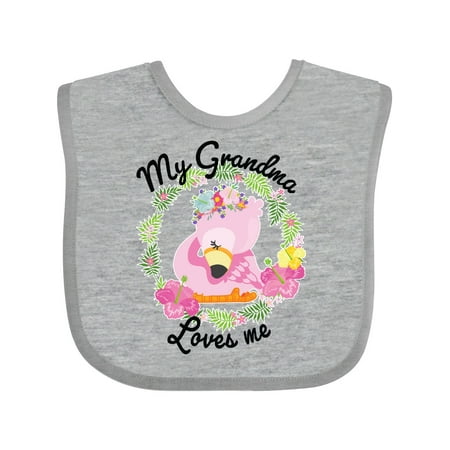 Inktastic Baby Flamingo My Grandma Loves Me with Flower Wreath Gift Baby Boy or Baby Girl Bib
Inktastic Baby Flamingo My Grandma Loves Me with Flower Wreath Gift Baby Boy or Baby Girl Bib