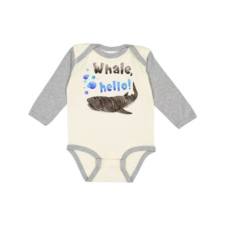 Inktastic Whale Hello! Cute Whale Shark with Bubbles Gift Baby Boy or Baby Girl Long Sleeve Bodysuit
Inktastic Whale Hello! Cute Whale Shark with Bubbles Gift Baby Boy or Baby Girl Long Sleeve Bodysuit