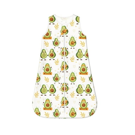Fotbe Lovely Avocado Pattern Sleep Sack - Baby Wearable Blanket with Zipper Extra Soft Cotton Sleeveless Sleeping Bag for Infants-Small
Fotbe Lovely Avocado Pattern Sleep Sack - Baby Wearable Blanket with Zipper Extra Soft Cotton Sleeveless Sleeping Bag for Infants-Small