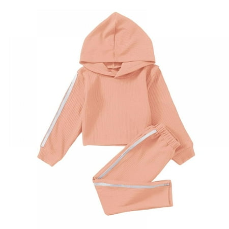 Xmarks Little Boys and Girl Jogger Set Long Sleeve Casual Outerwear 2 Pieces Set Pink 5-6Y
Xmarks Little Boys and Girl Jogger Set Long Sleeve Casual Outerwear 2 Pieces Set Pink 5-6Y