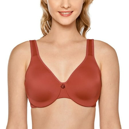 Delimira Plus Size Minimizer Bra for Women Smooth Full Coverage Underwire Seamless Big Size Bras D DD E F
Delimira Plus Size Minimizer Bra for Women Smooth Full Coverage Underwire Seamless Big Size Bras D DD E F