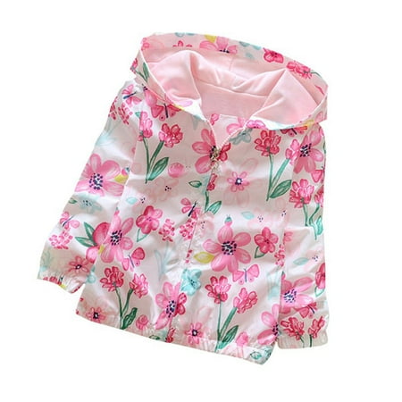 Baby Girl Floral Hoodie Jacket Apring Autumn Flower Pattern Zipper Coat Girl Clothing Pink M
Baby Girl Floral Hoodie Jacket Apring Autumn Flower Pattern Zipper Coat Girl Clothing Pink M