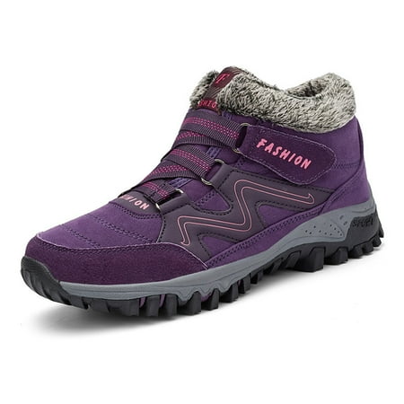 Plus Fleece Warm Shoes Men and Women Thick High-Top Hiking Shoes Winter Sports Shoes
Plus Fleece Warm Shoes Men and Women Thick High-Top Hiking Shoes Winter Sports Shoes