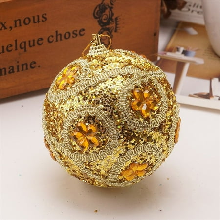 BTJX Christmas decoration Christmas Ball Holiday Ornaments Window Shopping Mall Bar Foam Ball Pendant Ceiling Decoration Ball
BTJX Christmas decoration Christmas Ball Holiday Ornaments Window Shopping Mall Bar Foam Ball Pendant Ceiling Decoration Ball