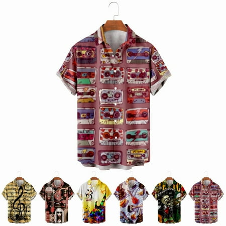 LANLIN Music Festival Unisex Button Down Hawaiian Shirt Stylish Polyester Clothing Apparel For Men Boys
LANLIN Music Festival Unisex Button Down Hawaiian Shirt Stylish Polyester Clothing Apparel For Men Boys