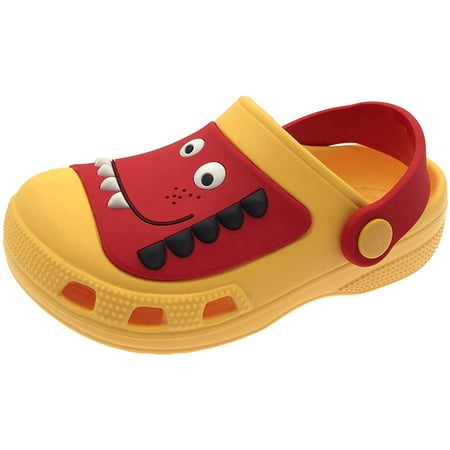 Kid s Garden Clogs Cute Slides Sandals Toddlers Beach Pool Shower Shoes with Non-Slip Sole