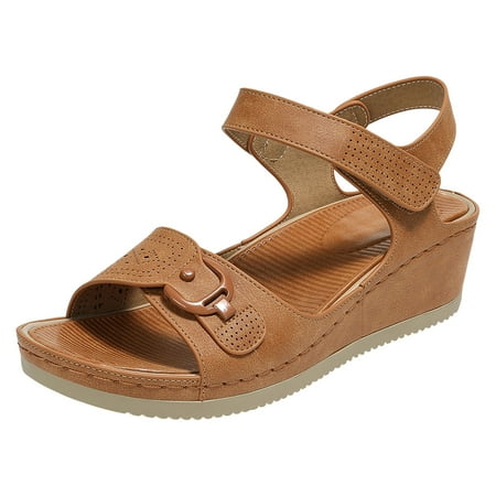 GHSOHS Womens Sandals Comfort Slippers Shoes for Women Shoes Comfortable Thick Sole Wedge Sandals Fashionable Outdoor Bohemian Beach Sandals Flip Flops Roman Shoes 42
GHSOHS Womens Sandals Comfort Slippers Shoes for Women Shoes Comfortable Thick Sole Wedge Sandals Fashionable Outdoor Bohemian Beach Sandals Flip Flops Roman Shoes 42
