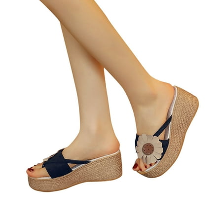 Cathalem Thick Fashion Flower Sole Summer Casual Flops Flip Flock Ladies Sandals Women s Slipper Socks for Women with Soles Black 6.5
Cathalem Thick Fashion Flower Sole Summer Casual Flops Flip Flock Ladies Sandals Women s Slipper Socks for Women with Soles Black 6.5