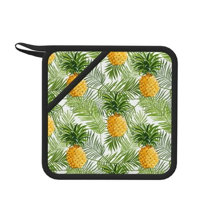 1 Pc Silicone Anti-Hot Hot Pads Oven Mitts Heat Resistant Pot Holders With Pockets Non Slip Oven Glove Potholder For Kitchen Cooking Bbq Baking 7.1in Tropical Pineapples
1 Pc Silicone Anti-Hot Hot Pads Oven Mitts Heat Resistant Pot Holders With Pockets Non Slip Oven Glove Potholder For Kitchen Cooking Bbq Baking 7.1in Tropical Pineapples
