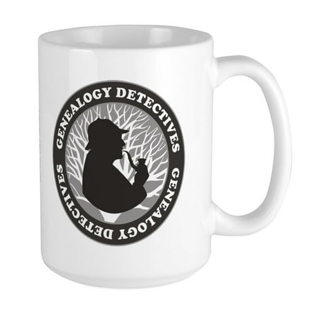 CafePress - Genealogy Detectives Large Mug - 15 oz Ceramic Large Mug
CafePress - Genealogy Detectives Large Mug - 15 oz Ceramic Large Mug